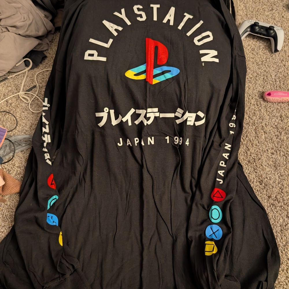 PlayStation Black Long Sleeve Tee